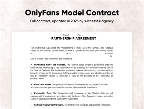 OnlyFans Management Contract: Key Terms, Top Considerations